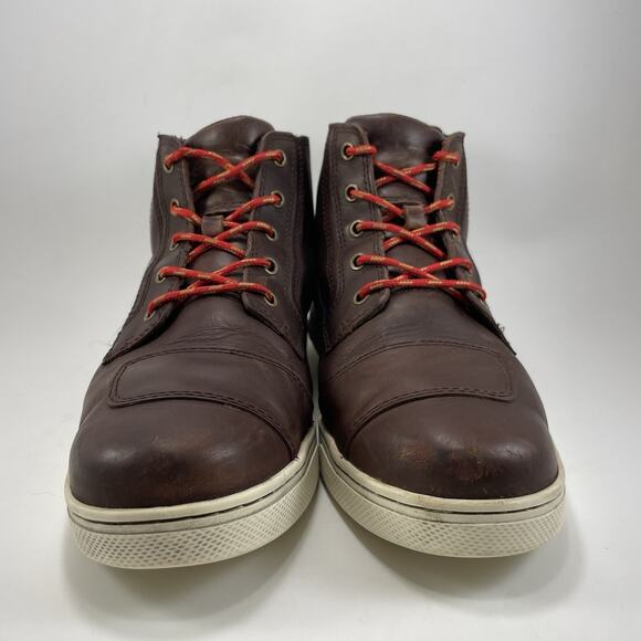 Harley Davidson Bateman Ankle Pro Riding Mid Sneaker Men Size 10.5 Brown Leather main image 4